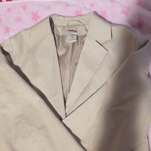 Cream l.l. Bean blazer